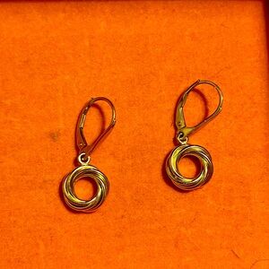 Dangling Trinity  style earrings ( Cartier like )